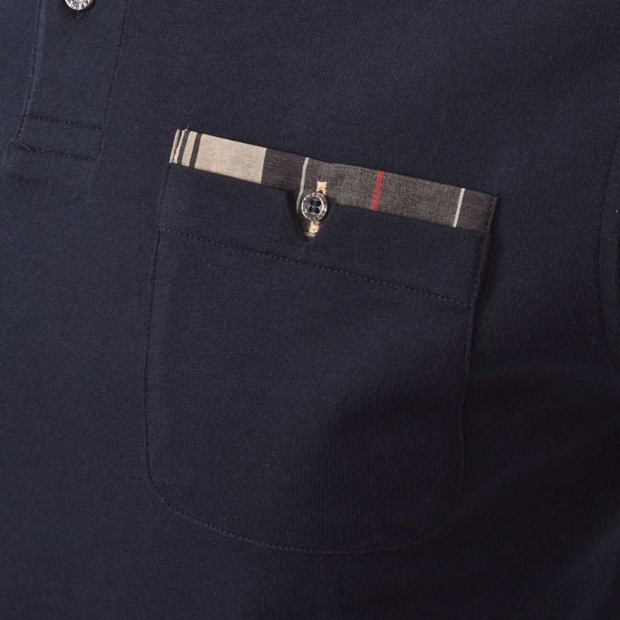 Alternative Image for ProductBarbour Corpatch Short Sleeve Polo T Shirt Navy3